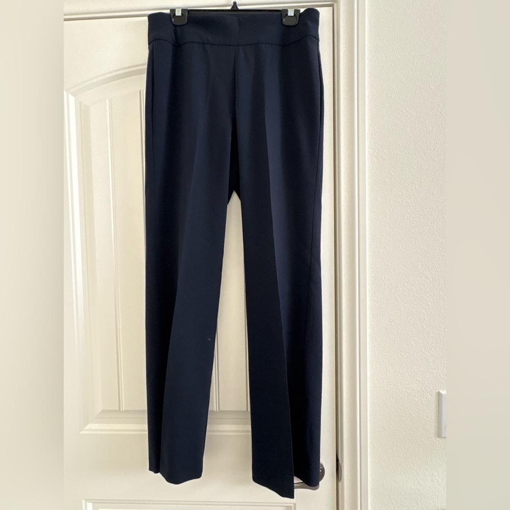 Roz & Ali Pull On Dark Blue Dress Pants